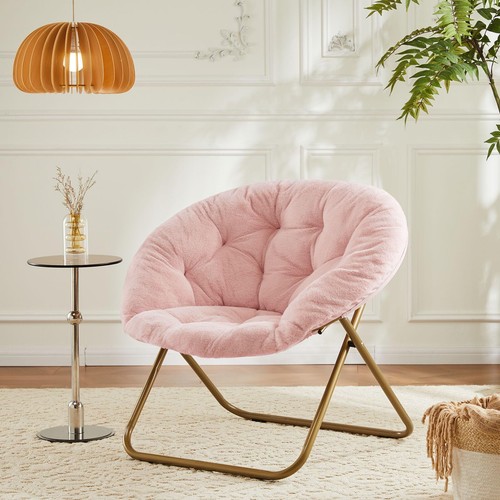 Padded pink oversized saucer - padded,